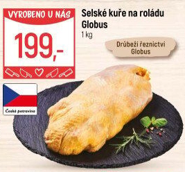 Selské kuře na roládu Globus