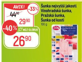 Šunka od kosti nejvyšší jakosti LE&