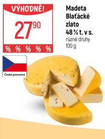 Sýr Blaťácké zlato Madeta