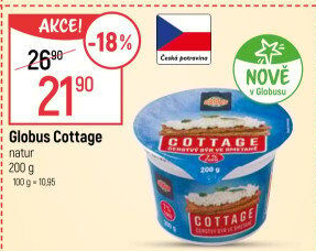 Sýr cottage Globus