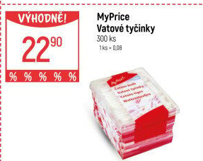 Vatové tyčinky My Price