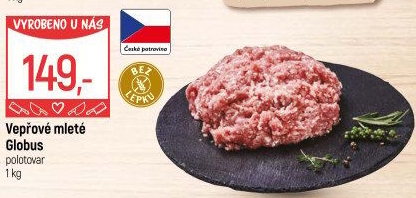 Vepřové mleté maso Globus