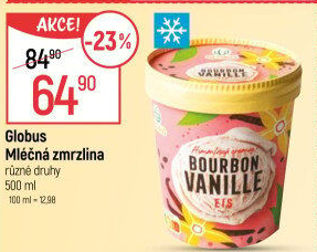 Zmrzlina v kelímku Globus