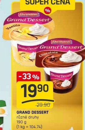 Dezert Grand Dessert Ehrmann
