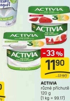 Jogurt ochucený Activia Danone