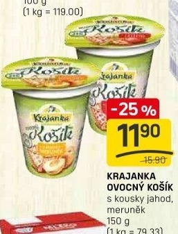 Jogurt ochucený Ovocný košík Krajanka
