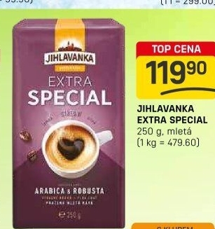 Mletá káva extra speciál Jihlavanka