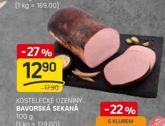 Sekaná bavorskáKostelecké uzeniny