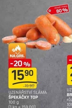 Špekáčky Top Sláma