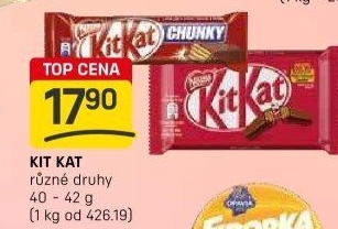 Tyčinka Kit Kat Nestlé
