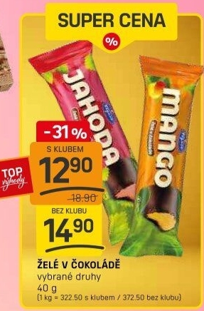 Želé v čokoládě Figaro