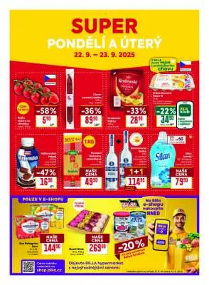 akční leták BILLA 17.9.2025-23.9.2025