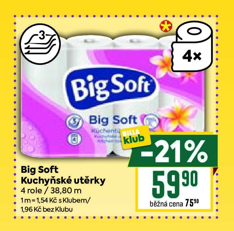 Big Soft utěrky