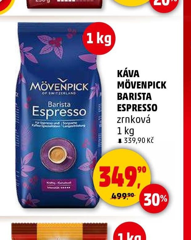 KÁVA MÖVENPICK BARISTA ESPRESSO zrnková 1 kg