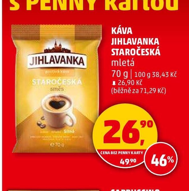 KÁVA JIHLAVANKA STAROČESKÁ mletá 70 g