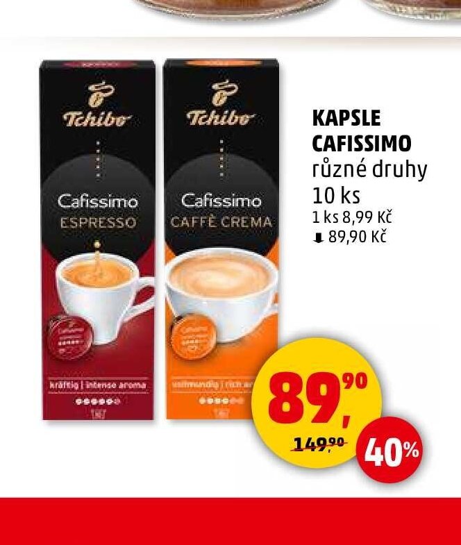 KAPSLE CAFISSIMO různé druhy 10 ks