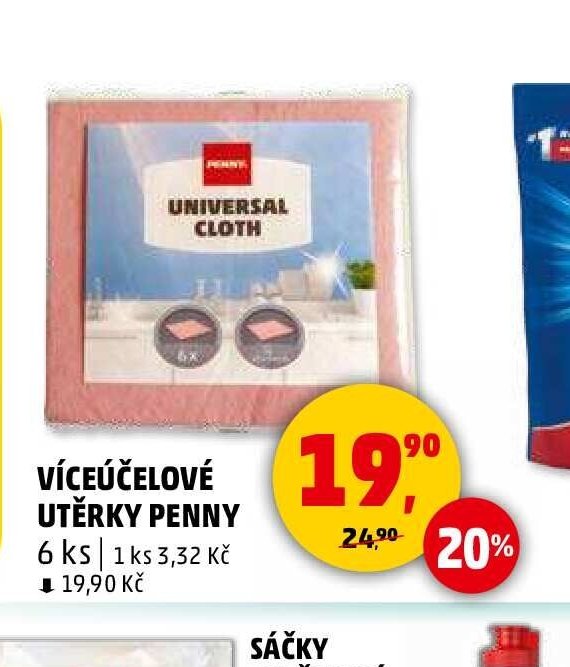 VÍCEÚČELOVÉ UTĚRKY PENNY