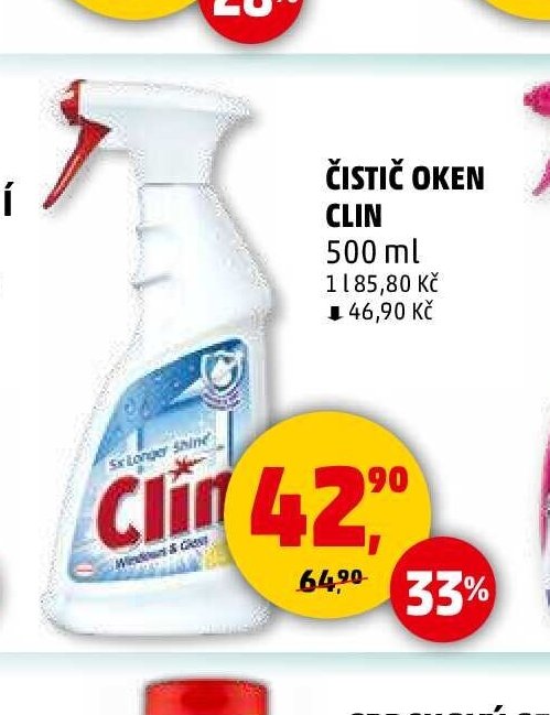 ČISTIČ OKEN CLIN