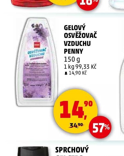 GELOVÝ OSVĚŽOVAČ VZDUCHU PENNY