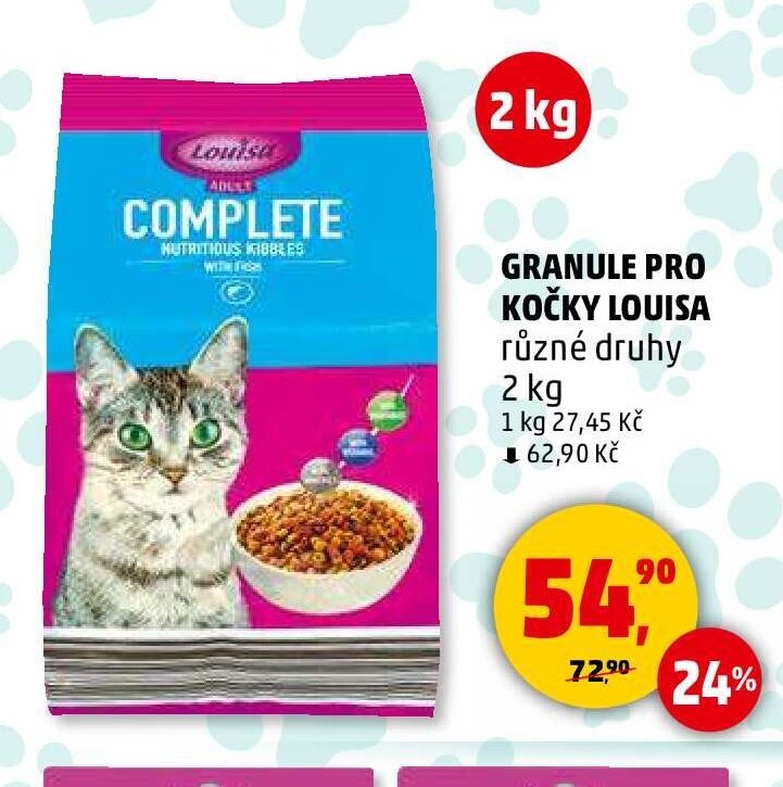 GRANULE PRO KOČKY LOUISA