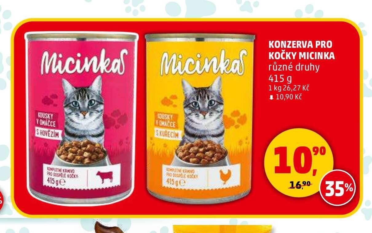 KONZERVA PRO KOČKY MICINKA
