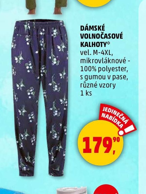 DÁMSKÉ VOLNOČASOVÉ KALHOTY