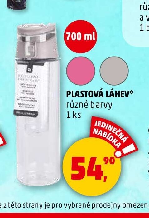 PLASTOVÁ LÁHEV