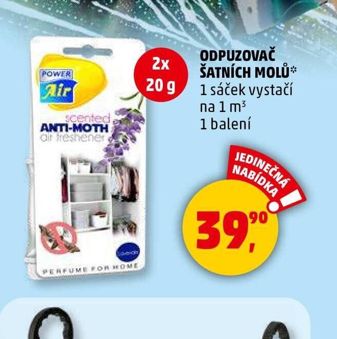 Odpuzovač šatních molů
