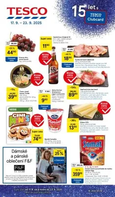 akční leták Tesco 17.9.2025-23.9.2025