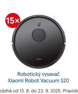 Robotický vysavač Xiaomi Robot Vacuum S20