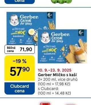 Gerber Mlíčko s kaší