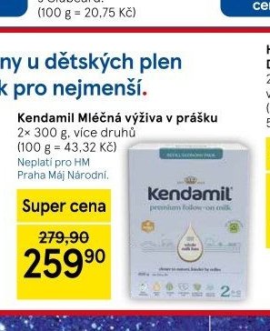 Kendamil Mléčná výživa v prášku