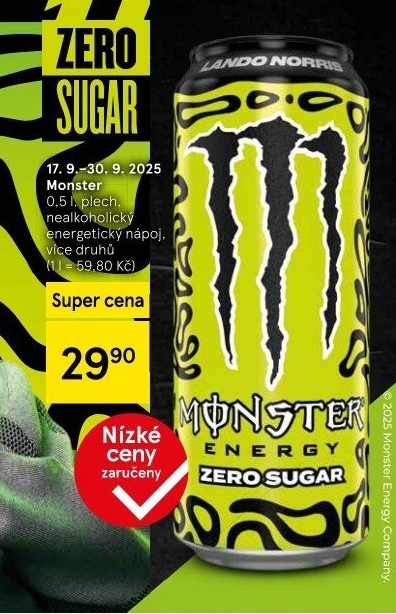 Energetický nápoj Monster Energy