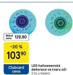 Halloween svítící LED dekorace
