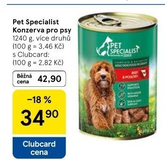 Konzerva pro psy Pet Specialist