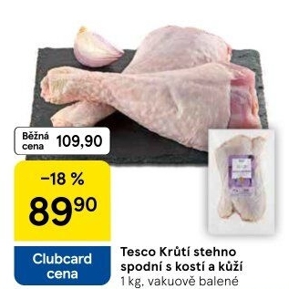 Krůtí stehna Tesco