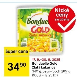 Kukuřice sterilovaná Gold Bonduelle