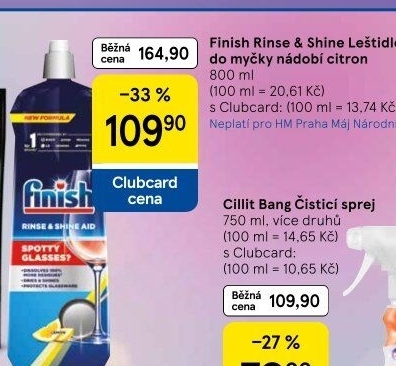 Leštidlo do myčky Rinse&