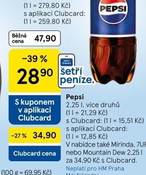Limonáda Pepsi