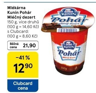 Mléčný Pohár Mlékárna Kunín