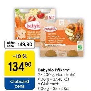 Příkrm masozeleninový Babybio