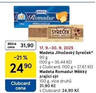 Sýr Romadur Madeta