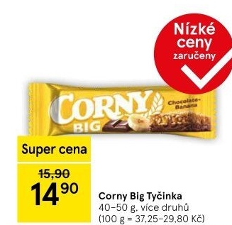Tyčinka cereální BIG Corny