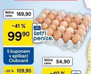 Vejce z podestýlky S Tesco
