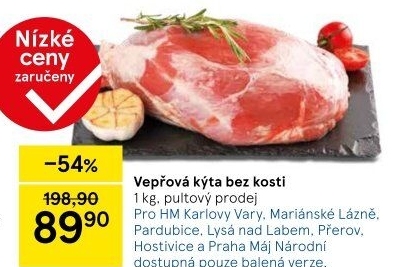 Vepřová kýta bez kosti