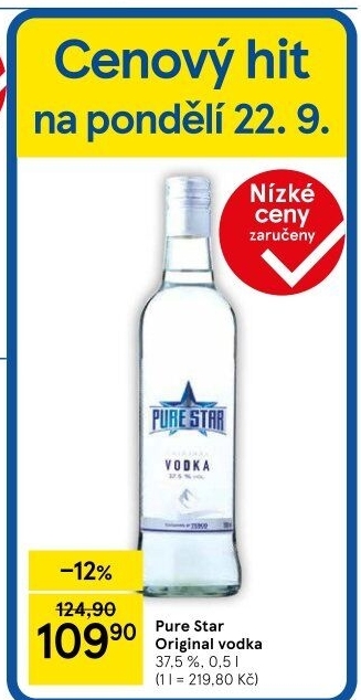 Vodka Pure Star