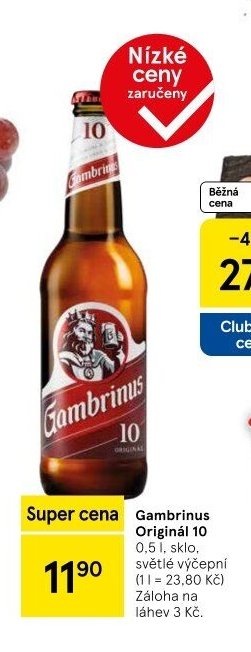 Gambrinus Originál 10