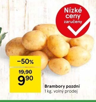 Brambory konzumní pozdní