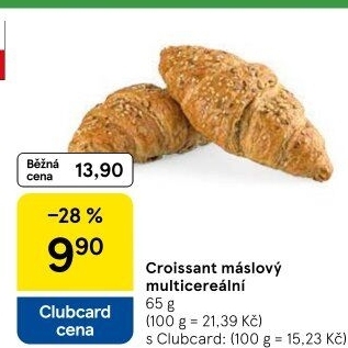 Croissant multicereální