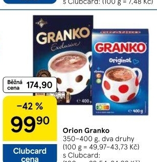 Instantní kakao Granko Orion